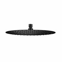 Qisani Flow 30cm ronde hoofddouche mat Zwart 25623.63
