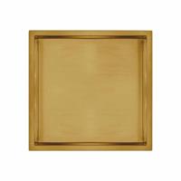 Qisani Flow inbouwnis 30.5x30.5cm Geborsteld Gold 18109.06