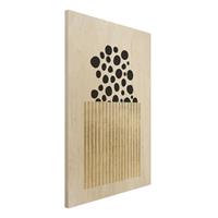 Bilderwelten Holzbild Geometrische Punkte II