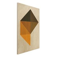 Bilderwelten Holzbild Geometrisches Trapez
