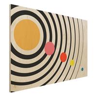 Bilderwelten Holzbild Geometrisches Universum