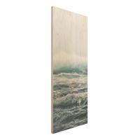 Bilderwelten Holzbild GroÃŸe Welle Hawaii