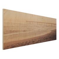Bilderwelten Holzbild Kalifornien Halbmond KÃ¼ste