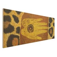 Bilderwelten Holzbild Muster - Panorama African Feelings
