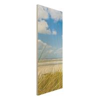 Bilderwelten Holzbild Natur & Landschaft - Hochformat Schmal An der NordseekÃ¼ste