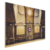 Bilderwelten Holzbild Architektur & Skyline - Querformat 3:2 Baker Street
