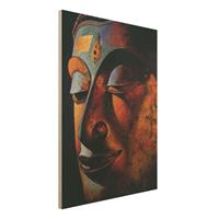 Bilderwelten Holzbild Spirituell - Hochformat 3:4 Bombay Buddha