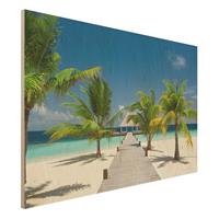 Bilderwelten Holzbild Natur & Landschaft - Querformat 3:2 Catwalk To Paradise