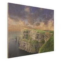 Bilderwelten Holzbild Natur & Landschaft - Querformat 4:3 Cliffs Of Moher