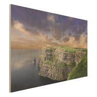 Bilderwelten Holzbild Natur & Landschaft - Querformat 3:2 Cliffs Of Moher