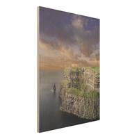 Bilderwelten Holzbild Natur & Landschaft - Hochformat 3:4 Cliffs Of Moher
