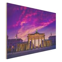 Bilderwelten Holzbild Architektur & Skyline - Querformat 3:2 Das ist Berlin!