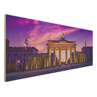 Bilderwelten Holzbild Architektur & Skyline - Panorama Das ist Berlin!