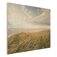 Bilderwelten Holzbild Natur & Landschaft - Querformat 4:3 DÃ¼nentraum