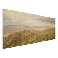 Bilderwelten Holzbild Natur & Landschaft - Panorama DÃ¼nentraum