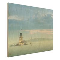 Bilderwelten Holzbild Architektur & Skyline - Querformat 4:3 Maidens Tower