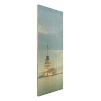 Bilderwelten Holzbild Architektur & Skyline - Hochformat Schmal Maidens Tower