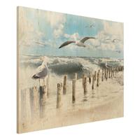 Bilderwelten Holzbild Natur & Landschaft - Querformat 4:3 No.YK3 Absolut Sylt