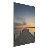 Bilderwelten Holzbild Natur & Landschaft - Hochformat 3:4 Ort der Ruhe