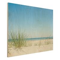 Bilderwelten Holzbild Natur & Landschaft - Querformat 4:3 OstseekÃ¼ste