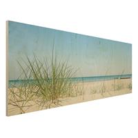 Bilderwelten Holzbild Natur & Landschaft - Panorama OstseekÃ¼ste
