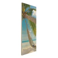 Bilderwelten Holzbild Natur & Landschaft - Hochformat Schmal Relaxing Day