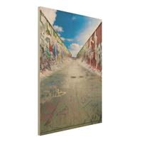 Bilderwelten Holzbild Kinderzimmer - Hochformat 3:4 Skate Graffiti