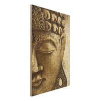 Bilderwelten Holzbild Spirituell - Hochformat 2:3 Vintage Buddha