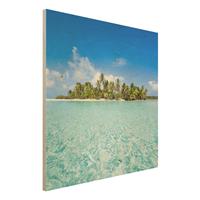 Bilderwelten Holzbild Crystal Clear Water