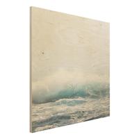 Bilderwelten Holzbild GroÃŸe Welle Hawaii