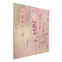 Bilderwelten Holzbild Zartvioletter Lavendel