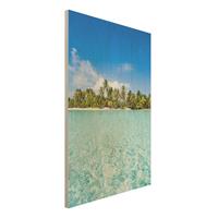 Bilderwelten Holzbild Crystal Clear Water