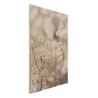 Bilderwelten Holzbild Federleichte Wildblumen