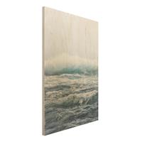 Bilderwelten Holzbild GroÃŸe Welle Hawaii