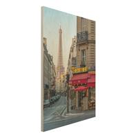 Bilderwelten Holzbild StraÃŸe von Paris