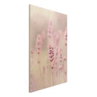 Bilderwelten Holzbild Zartvioletter Lavendel