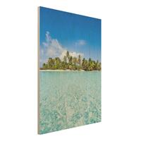 Bilderwelten Holzbild Crystal Clear Water