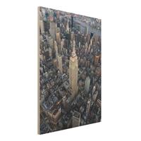 Bilderwelten Holzbild Empire State Of Mind