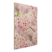Bilderwelten Holzbild Japanische KirschblÃ¼ten