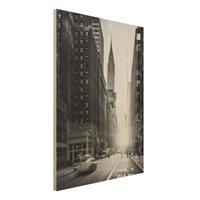 Bilderwelten Holzbild Lebhaftes New York