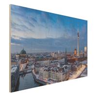 Bilderwelten Holzbild Schnee in Berlin