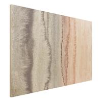 Bilderwelten Holzbild Spiel der Farben Meeresrauschen im Nebel