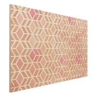 Bilderwelten Holzbild Take the Cake Gold und Rose