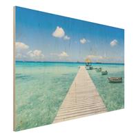 Bilderwelten Holzbild Urlaub in den Tropen