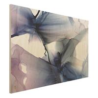 Bilderwelten Holzbild Violett im Fluss