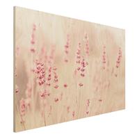 Bilderwelten Holzbild Zartrosaner Lavendel