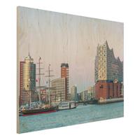 Bilderwelten Holzbild Elbphilharmonie Hamburg