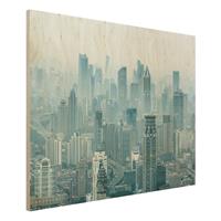 Bilderwelten Holzbild KÃ¼hles Shanghai