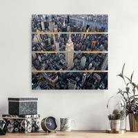 Bilderwelten Holzbild Plankenoptik Empire State Of Mind