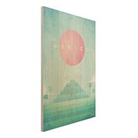 Bilderwelten Holzbild Natur & Landschaft - Hochformat 2:3 Reiseposter - Mexiko